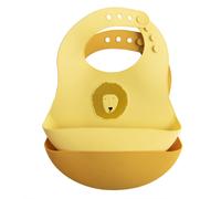 Trixie Bavoirs Mr. Lion avec récupérateur en silicone – Lot de 2