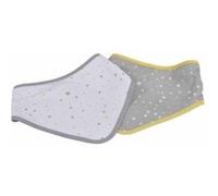 Lot de 2 Bavoirs Bandana "Ciel" 41cm Gris