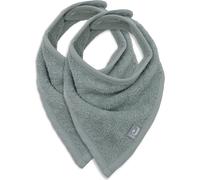Jollein Lot de 2 bavoirs pour bébé - Bandana - Vert mer - 100% coton - Avec fermeture Velcro