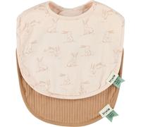 Lot de 2 bavoirs de naissance Rosy Rabbit