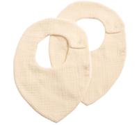 Lot de 2 bavoirs bébé uni vanilla