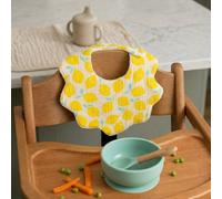Lot De 2 Bavoirs En Gaze De Coton Imprimé Citron - Pop Jaune TU