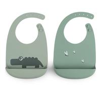 Done by deer Bavoir Croco. lot de 2 Vert