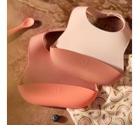 Lot de 2 bavoirs en silicone Blush Shades