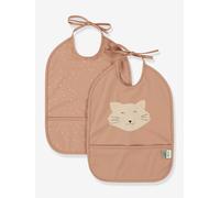 Lot de 2 bavoirs imperméables mrs cat TU