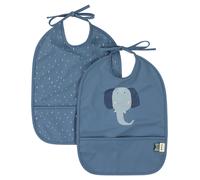 Lot de 2 bavoirs imperméables Mrs. Elephant