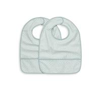 Lot De 2 Bavoirs Imperméables Snake Soft Green - Jollein