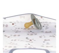 Lot de 2 bavoirs manches longues avec poche Tiny Farmer Mouton bleu