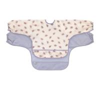Lot de 2 bavoirs manches longues LÄSSIG lilas TU