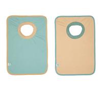 Lot de 2 bavoirs Maternelle unis - Babycalin