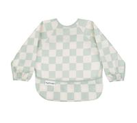 Lot de 2 bavoirs pour bébé - Imperméables - Pour le sevrage - Pour les tout-petits - De 6 à 24 mois - Lavable en machine et fermeture latérale réglable
