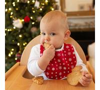 Lot de 2 bavoirs premier âge Noël
