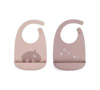 Done by deer Bavoirs Ozzo. lot de 2 Poudre