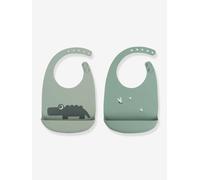 Done by deer Bavoir Croco. lot de 2 Vert