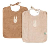 Lot de 2 bavoirs xl rabbit