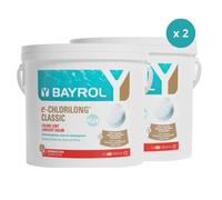 Lot de 2 Bayrol e.Chlorilong Classic - Galets de Chlore à dissolution lente et régulière 5 kg