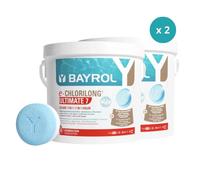 Lot de 2 Bayrol e.Chlorilong Ultimate 7 - Galets de Chlore bi-phase 7 fonctions 4,8 kg