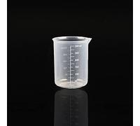 Lot de 2 béchers Labasics, béchers Griffin gradués en plastique borosilicaté de forme basse Cylindre de mesure Bouteilles de cruche de laboratoire Outils pour laboratoire 250 ml