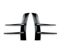 Lot de 2 becquets de Pare-Choc Avant pour Benz A180 A200 A220, Garniture de Ventilation, becquet, séparateur, Accessoire de Style Automobile(Black)