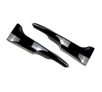 Lot de 2 becquets Pare-Choc Avant, aileron Ventilation, Accessoire Voiture Compatible avec BMW Série 3 E92 E93 M Tech 2006-2009 Coupé(Glossy Black)