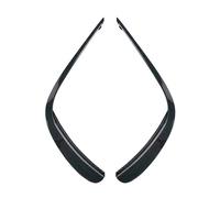 Lot de 2 becquets Pare-Chocs Avant Voiture 2021, compatibles avec Mercedes Benz Classe E W213 E260 E300 E53, Garniture décorative en Carbone/Noir Brillant(Carbon Fiber)