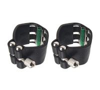 Lot de 2 becs de saxophone Yootones en cuir synth tique noir, fixations pour ligatures de saxophone, compatibles avec les becs en caoutchouc (sax