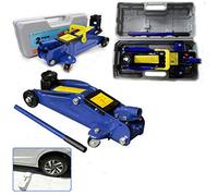 Lot de 2 béquilles pour essieu de voiture 3 tonnes - En acier robuste - Pour voiture, camionnette, caravane, garage - Bleu