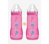 Lot de 2 biberons 330 ml Easy Active 2e âge Fairy Tale lot de 2 rose TU