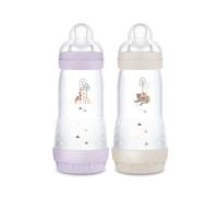 Lot De 2 Biberons Anti-Colique 320 Ml Lilas Et Sable - Mam