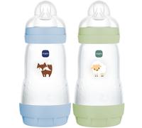 Mam Easy Start Nature Biberon Tétine D2 Ocean Sable 260ml 2uts
