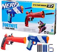 Nerf Jeu de tir Fortnite Dual Pack – 2 blasters, 6 fléchettes en mousse Elite