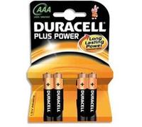 Lot de 2 Blisters de 4 piles Alcalines 1,5V AAA LR03 Plus Power Duralock G