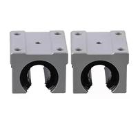 Lot de 2 blocs coulissants à roulement à billes en aluminium SBR20UU de 20 mm, adaptés aux modèles linéaires