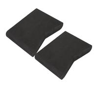 Lot de 2 blocs d'ancrage pour pédale de batterie - Prévention totale des glissements - Blocs de tambour à double coup de pied - Matériel de percussion - Prévention totale des glissements