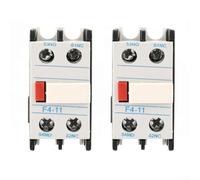 Lot de 2 blocs de contact auxiliaires pour LADN11 avec contacts 1NO et 1NC modèle F4 11 Convient pour contacteur CJX2 AC