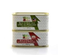 Lot de 2 Blocs de Foie Gras de Canard et Oie, 2x200g