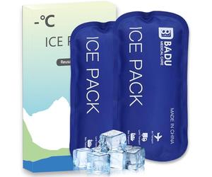 Lot de 2 blocs de glace approuvés par la TSA pour isoline, 180 g x 2, réutilisables de 8 à 24 h, adaptés à la plupart des étuis de voyage de médicaments