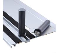 Lot de 2 blocs de limitation de table en alliage d'aluminium pour bloc de limite de trou d'établi de 19/20 mm de diamètre (20 mm)
