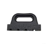 Lot de 2 blocs de ponçage avec poignée en caoutchouc en carbure de silicium pour béton, carrelage et métal - Design ergonomique rainuré en diamant pour polissage humide et sec du bois de maçonnerie