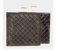 Lot de 2 blocs nivellement for cric camping-car, stabilisation empilables 30, 40, 50 et 60 cm large, étanches for grue/dépanneuse(B,30x30x5cm/11.8x11.8x2in)