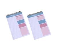 Lot de 2 blocs-notes hebdomadaires pour planification et organisation des activités