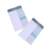 Lot de 2 blocs-notes hebdomadaires pour planification et organisation des activités