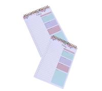 Lot de 2 blocs-notes hebdomadaires pour planification et organisation des activités