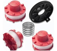Lot de 2 bobines, capuchon et tête de débroussailleuse MLBQ - Pièces de rechange pour coupe-bordures Einhell GE-CT 36/30Li E, AGILLO