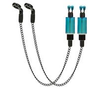 Lot de 2 bobines d'alarme de pêche pour échangeurs de pêche, alarmes, indicateurs de chaîne, accessoires de suspension en fer