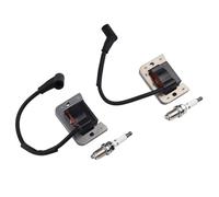 Lot de 2 bobines d'allumage haute tension compatible avec les moteurs Kohler CH22 CH25 CH740 CH750 CV22 CV25 CV740 Construction en alliage Noir