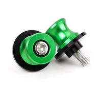 Lot de 2 bobines de Bras oscillant M8 for Moto Kawasaki Ninja 400 650 500 Z900 Z650 Z500 Z1000SX Z800 ZX6R ZX10R 8 mm(Green)
