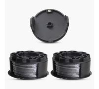 Lot de 2 bobines de fil de rechange pour coupe-bordure universel GrassCut 18 V-26/18 V-260/18 /18 /18-260 avec couvercle de bobine de coupe-bordure F016800570