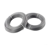 Lot de 2 bobines de fil pour débroussailleuse Art 24/27/30/36 Li, 48 m au total (24 m par bobine), 1,65 mm de diamètre, compatible avec F016800462