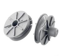 Lot de 2 bobines de fil pour débroussailleuse SmallCut 300 350/23 pour EasyCut 400/25 450/25 Plus 500/27, 1,65 mm, pièce de rechange Art 05307-20